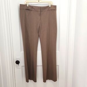 Loft Marisa Tan Dress Pants Size 14